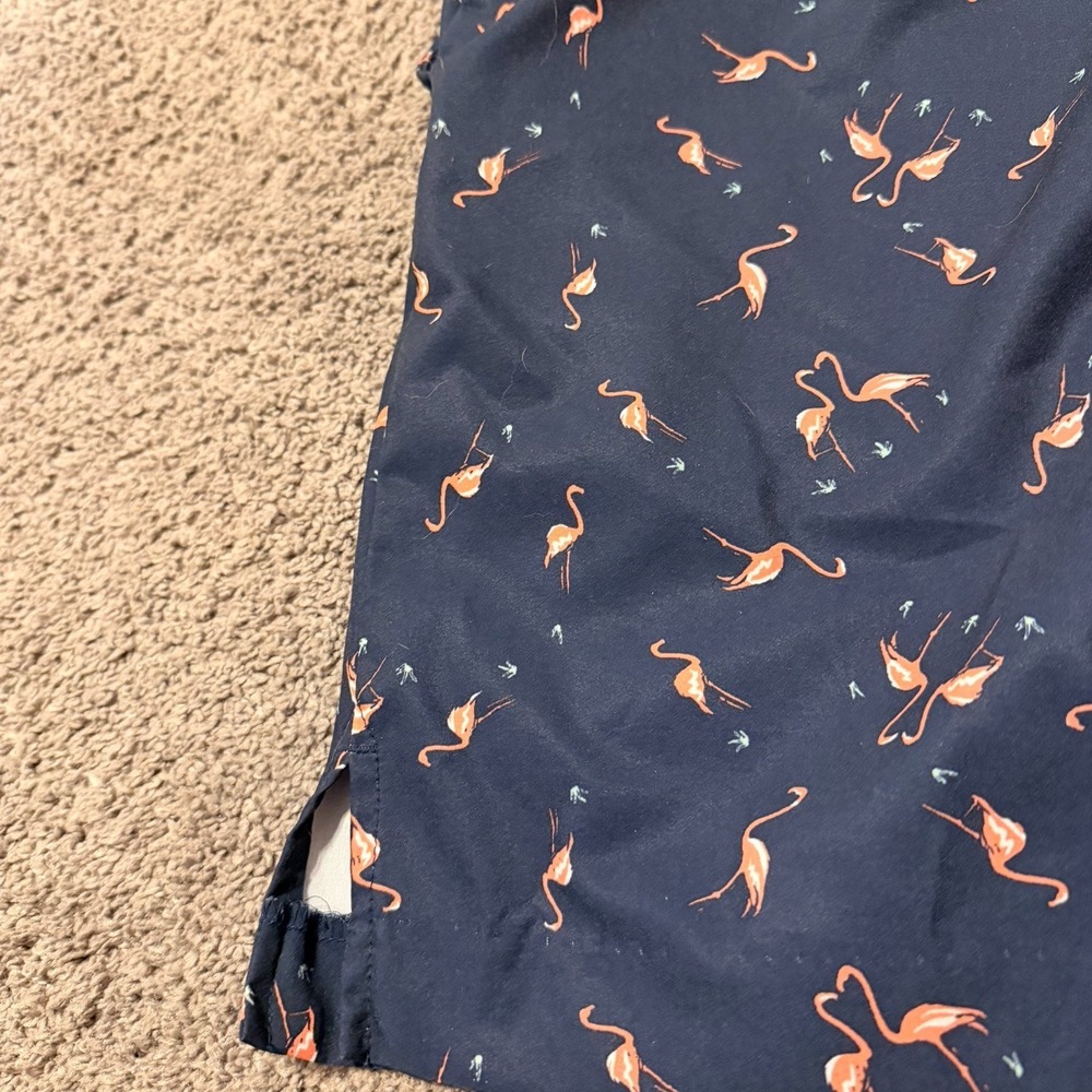 Flirty Women's Fun Flamingo Print IZOD Golf Skort Athleisure Size 14 - Picture 15 of 16